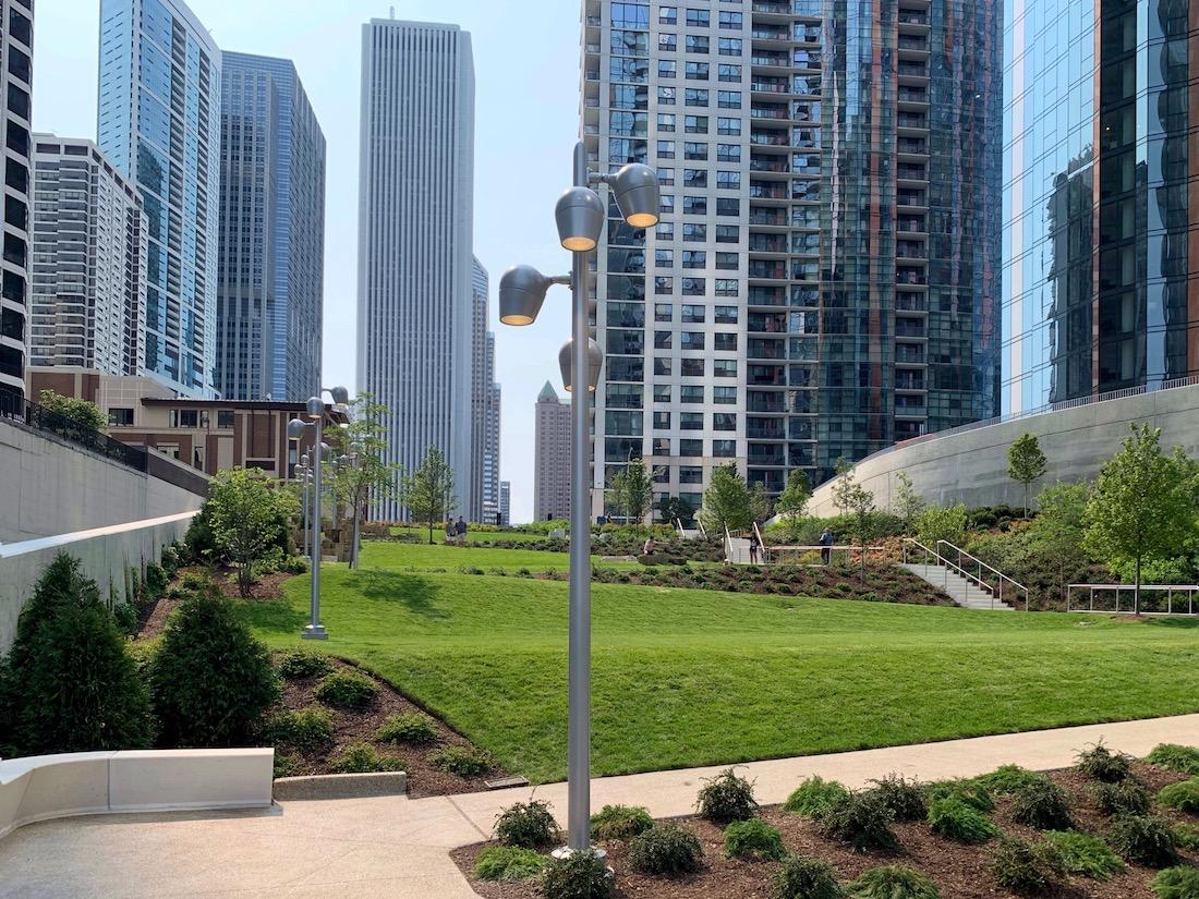 Photos Cascade Park opens in Lakeshore East Urbanize Chicago